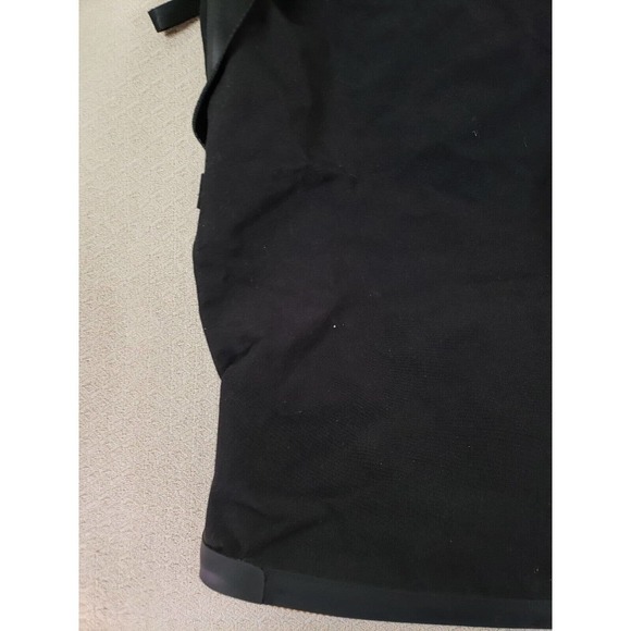 Fatboy Bag Mens Medium M Black Metallic Soul Canvas Adjustable Strap Zipper Tote - Picture 9 of 14